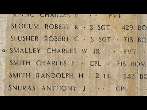 Remains identified of Indiana soldier killed in WWII