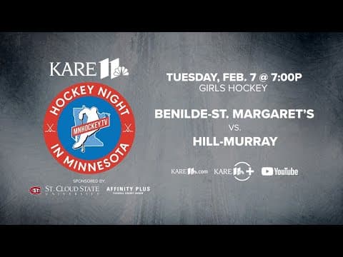 WATCH: Hockey Night in Minnesota | Feb. 7: Benilde-St. Margaret's vs. Hill-Murray (Girls)