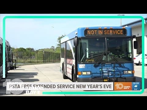 PSTA free extended service for New Year's Eve