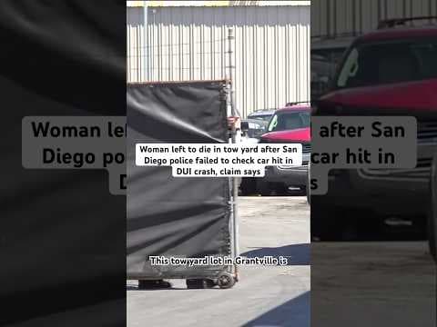 Woman left to die in tow yard after San Diego police didn’t check car hit in DUI crash, claim says