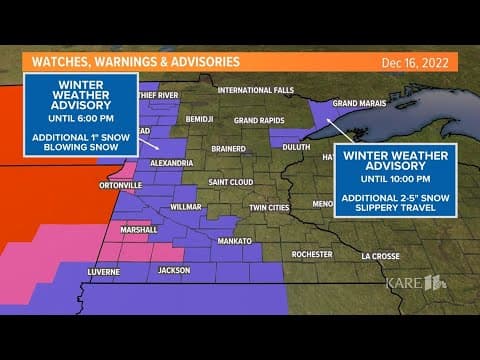 WATCH LIVE: More snow falling Friday