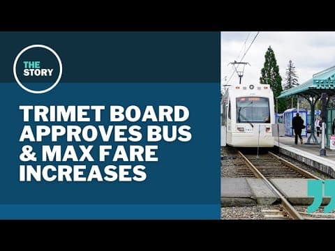 Despite outcry, TriMet pushes through bus and MAX fare increases