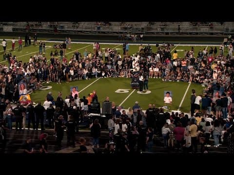 Georgia high school shooting: Hundreds gather at Apalachee High School for vigil