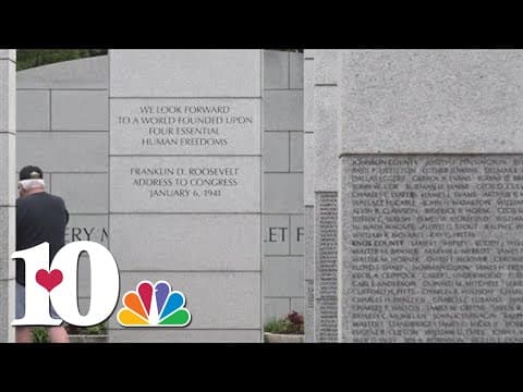 Dozens gather for annual 'Reading of the Names' in downtown Knoxville on Memorial Day