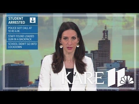 Burnsville student arrested for carrying loaded gun to school