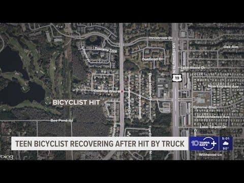 15-year-old bicyclist seriously hurt in Pinellas County crash