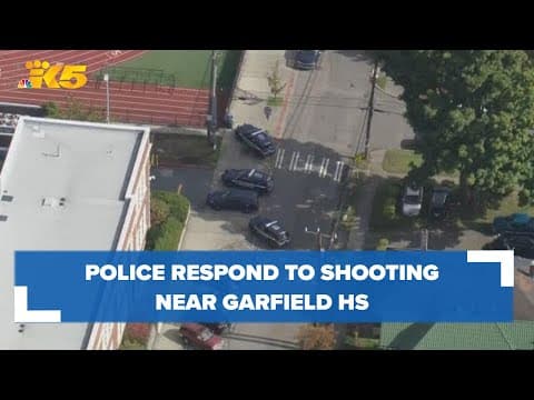 AERIALS: Seattle police investigating shooting near Garfield High School