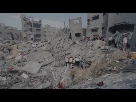 Fighting continues in Gaza City after refugee camp bombed by Israeli forces