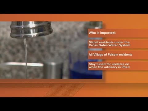 Boil water advisories in St. Tammany Parish