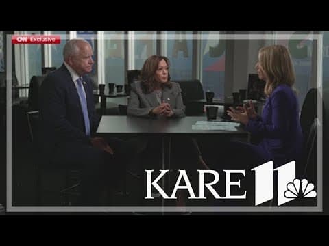 First televised Harris, Walz joint interview airs Thursday