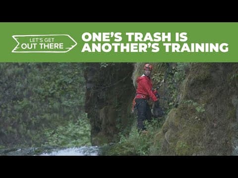 Search and rescue volunteers return to Multnomah Falls for fifth year of cleanup and training