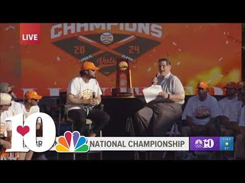 'It's about unity' | Tony Vitello speaks in Market Square during College World Series celebration