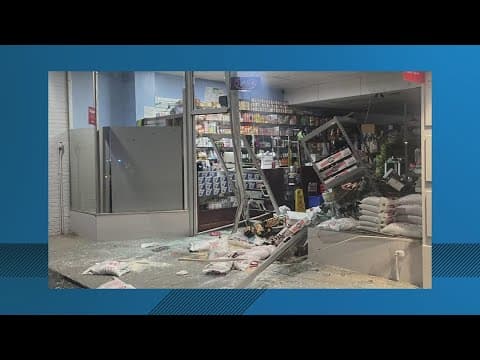 Thieves drive into local grocery store in Silver Spring, steal ATM and cash registers