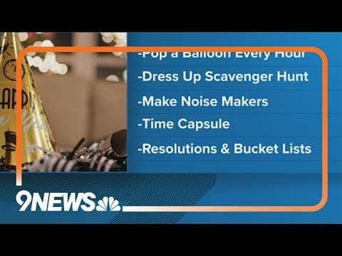 How to celebrate New Year's Eve with young kids