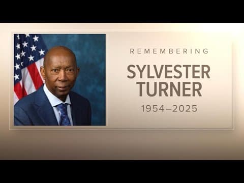 Remembering Sylvester Turner, congressman and former Houston mayor