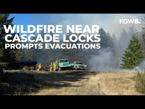 Wyeth Fire in Gorge sparks evacuations, briefly cuts power to Cascade Locks