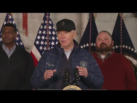 Biden speaks at East Palestine one year after Norfolk Southern train derailment