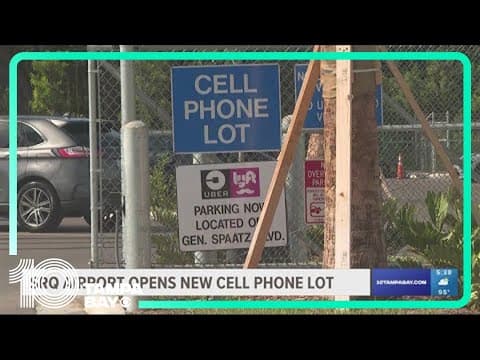 SRQ airport opens new cell phone lot