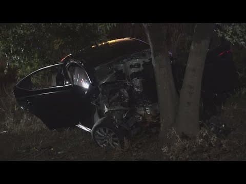 Driver swerving in and out of traffic in critical condition after crash on Eastex Freeway, HPD says