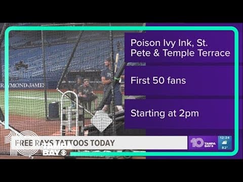 Rays offering free team tattoos