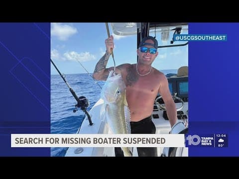 U.S. Coast Guard suspends search for missing boater in Pasco County
