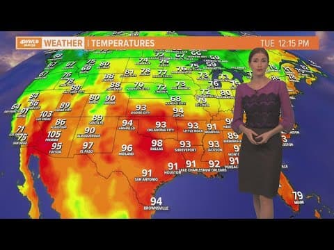 Sweltering stretch underway; rain returns this weekend