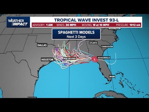 Tracking the Tropics: Spot in the northern Gulf has 40% chance of development