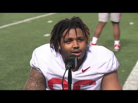 Ohio State spring practice | Defensive tackle Eddrick Houston