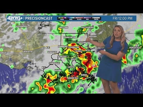 New Orleans Weather: Muggy with rain and storms this weekend