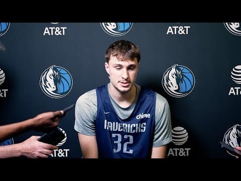 FULL INTERVIEW: Cooper Flagg speaks to media at Summer League practice (07.08.25)