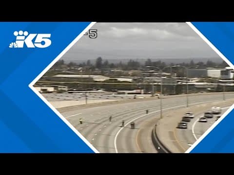 BREAKING: All southbound lanes of I-5 blocked in Everett due to police investigation