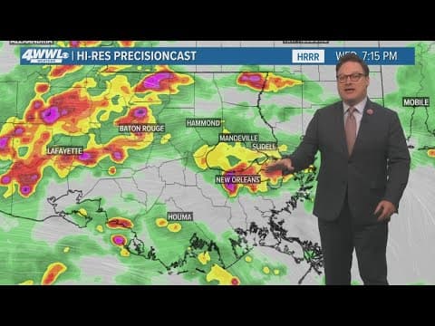 New Orleans Weather: Heavy rain, possible flooding in lead-up to beautiful weekend