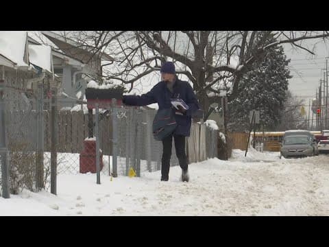 Postal carriers, couriers battling snow-covered streets and sidewalks