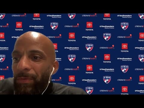 FC Dallas coach, players speak before DC United match