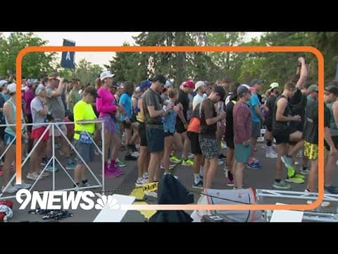 Denver holds Colfax Marathon, city's largest running event