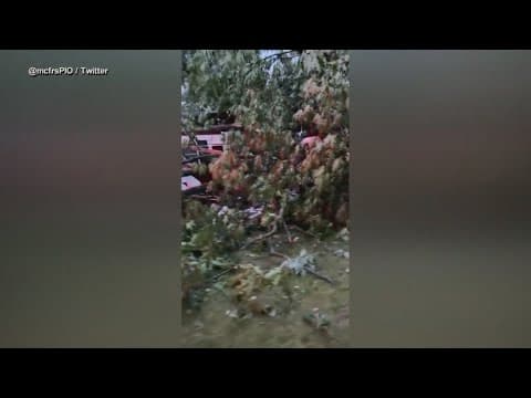 Tornadoes move through Maryland overnight