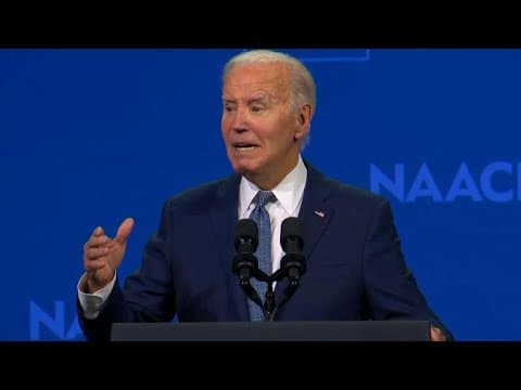 Joe Biden speaks at the 115th NAACP National Convention