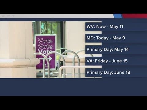 Here's what you need to know about early voting in VA, MD and WV