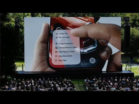 Apple unveils software redesign, improvements to its AI software