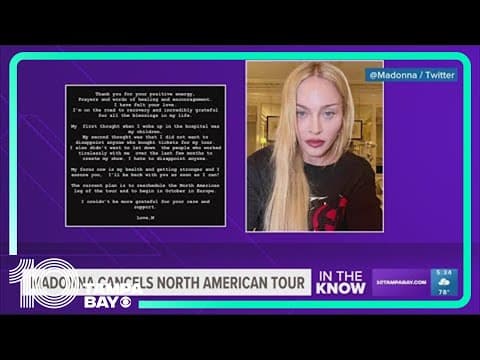 Madonna speaks out after hospitalization: 'I'm on the road to recovery'