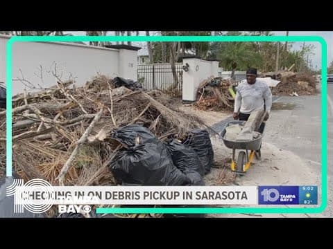 Mountains of debris pickup still to be picked up in Sarasota County