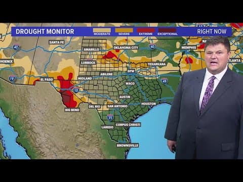 DFW Weather: Drought conditions rising in North Texas, no rain in sight
