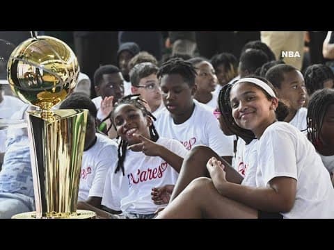 Dallas Mavericks, Boston Celtics give back to the youth community during NBA Finals