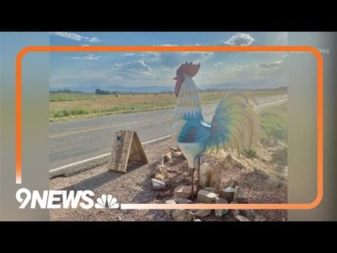 6-foot metal rooster stolen in Boulder