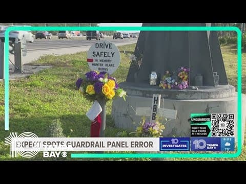 FDOT said guardrails would be fixed by year's end, but 10 Investigates found one improperly installe
