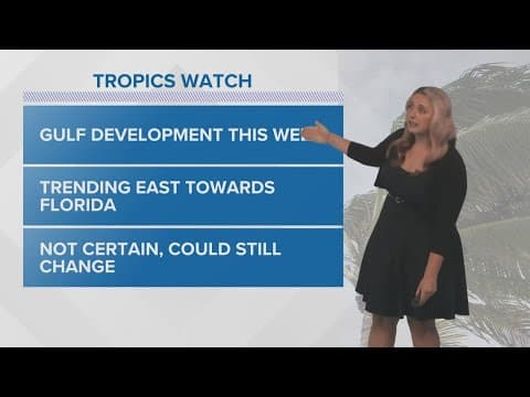 Saturday 10PM Tropical Update: Gulf development expected this week, could still change