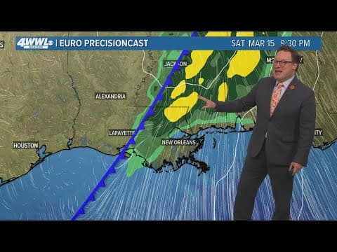 New Orleans Weather: Gradual warm up with storms likely this weekend
