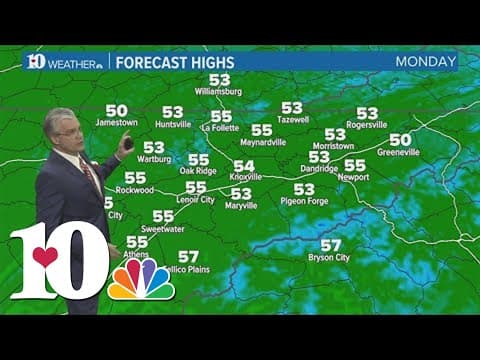 Chilly mornings for a few more days, chance for rain increases toward end of the week