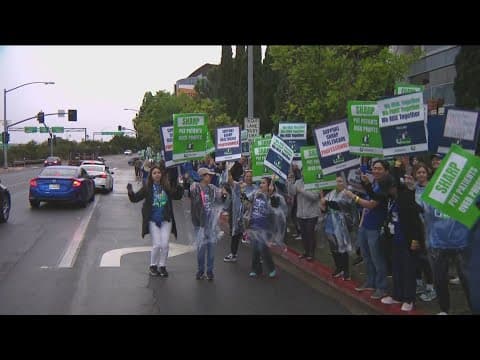 Sharp nurses picket across San Diego for improved contracts, benefits