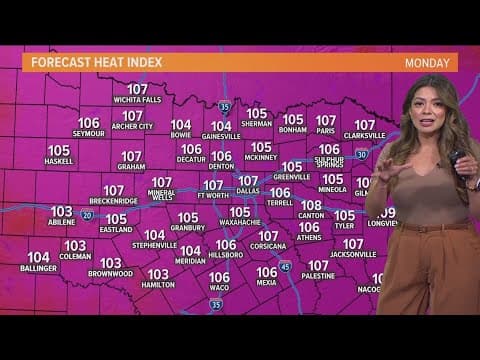 DFW Weather: Humidity causing high temperatures in North Texas